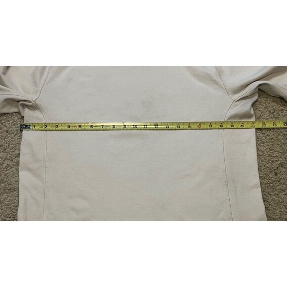 Livsn Men's Beige Keystone Long Sleeve Performance Shirt Size Large L EUC - Picture 4 of 6